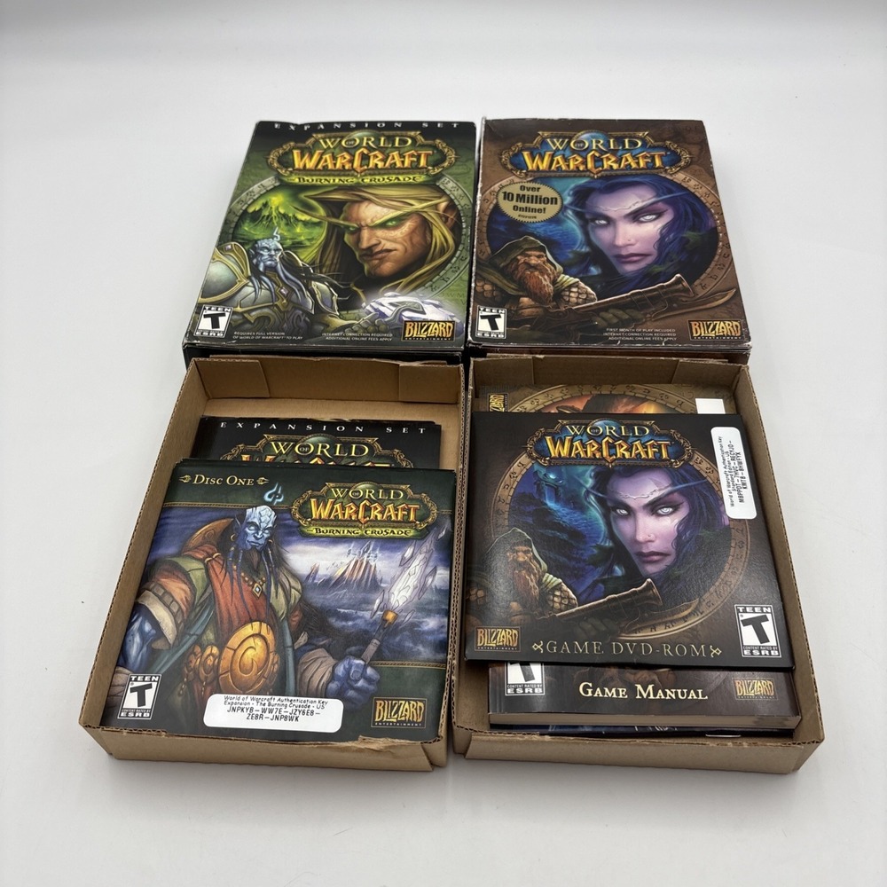 World of Warcraft The Burning Crusade PC 2007 Blizzard RPG Expansion Set